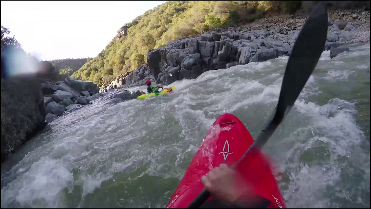 Class V Kayaking South Yuba not at high flow YouTube