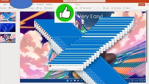 How to Make a Crazy Error in PowerPoint 2021 (Works for all versions!