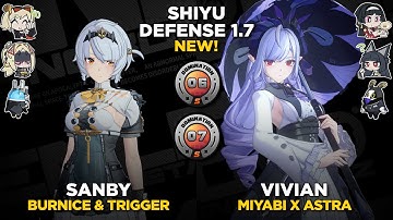 NEW Shiyu Defense 1.7 Stage 6-7 | M0S0 Sanby & M0S0 Vivian x M0S0 Miyabi | Zenless Zone Zero 1.7