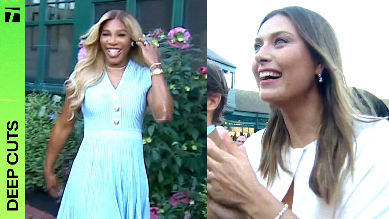 2025 📆 Serena Williams SURPRISES Maria Sharapova at her Hall of Fame induction 👑🎾 | TC Archives