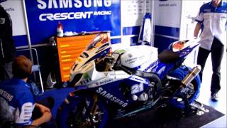 Behind the scenes with Samsung Crescent Racing - Oulton Park BSB 2011