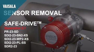 Removing Vaisala K-Patents Generation 2.1 SAFE-DRIVE™ Refractometer PR-23-SD
