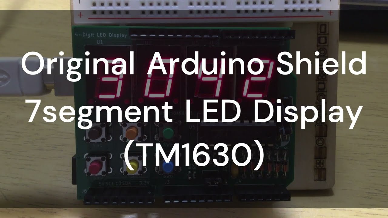 7セグメントArduino Shield基板を試作基板メーカーのPCBGOGOで製作