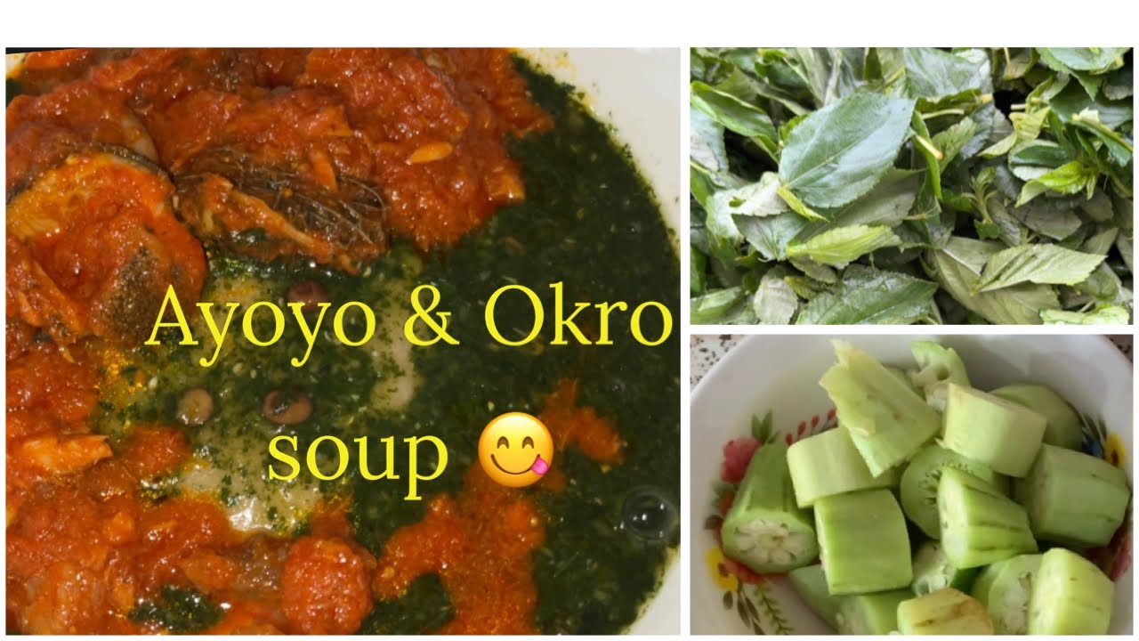 Ayoyo and okro soup. Easy way of preparing it and very delicious ayoyo