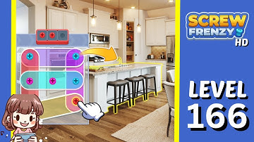 Screw Frenzy Level 166 Solution Walkthrough