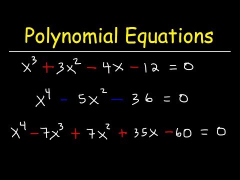 Solving Polynomial Equations By Factoring and Using Synthetic Division