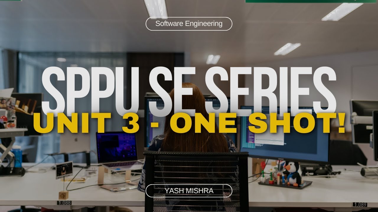 Software Engineering One Shot | Unit - 3 | SPPU SE Series | SPPU ...