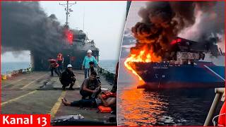 Ukrainian drones attacked a Turkish vessel en route to Novorossiysk