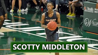 Columbus 2023 SF Scotty Middleton DUNKS at Miami Hurricanes' Watsco Center!