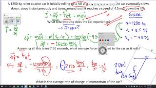 Impulse and F vs t Graphs