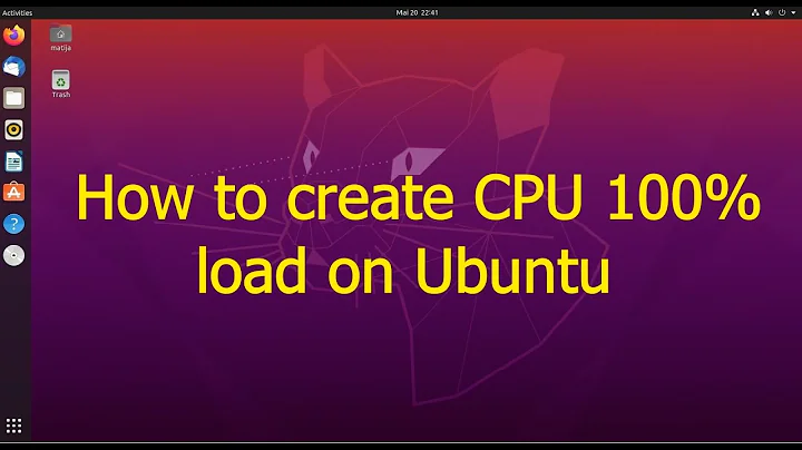 How to create 100% CPU load on Linux Ubuntu?