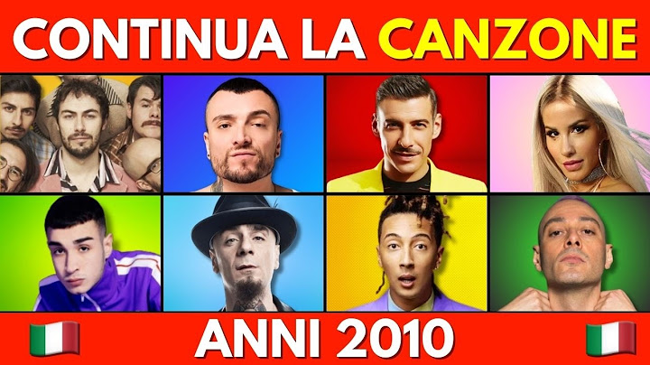 QUIZ - CONTINUA LA CANZONE ITALIANA 2010 - 2020 [Parte 3] 🇮🇹 🎤  Finish The Lyrics Quiz