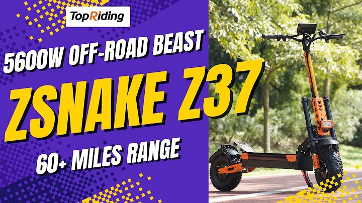 This 52 MPH Electric Scooter DOMINATES Off-Road Trails | TopRiding ZSNAKE Z37