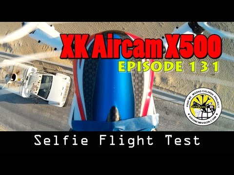 XK Aircam X500 Unbox, Head Lock, RTH Quadcopter Test