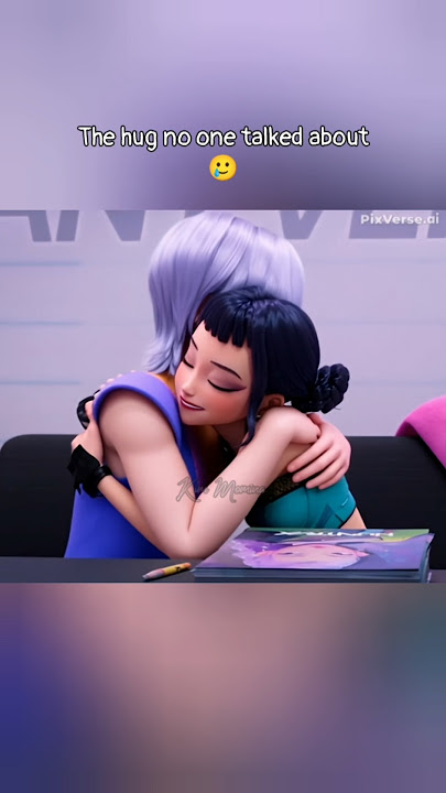 Zoeystery hug😭🤭|Kpop Demon Hunters|Subscribe|#kpopdemonhunters #sajaboys #huntrix #kdh #pixverseai