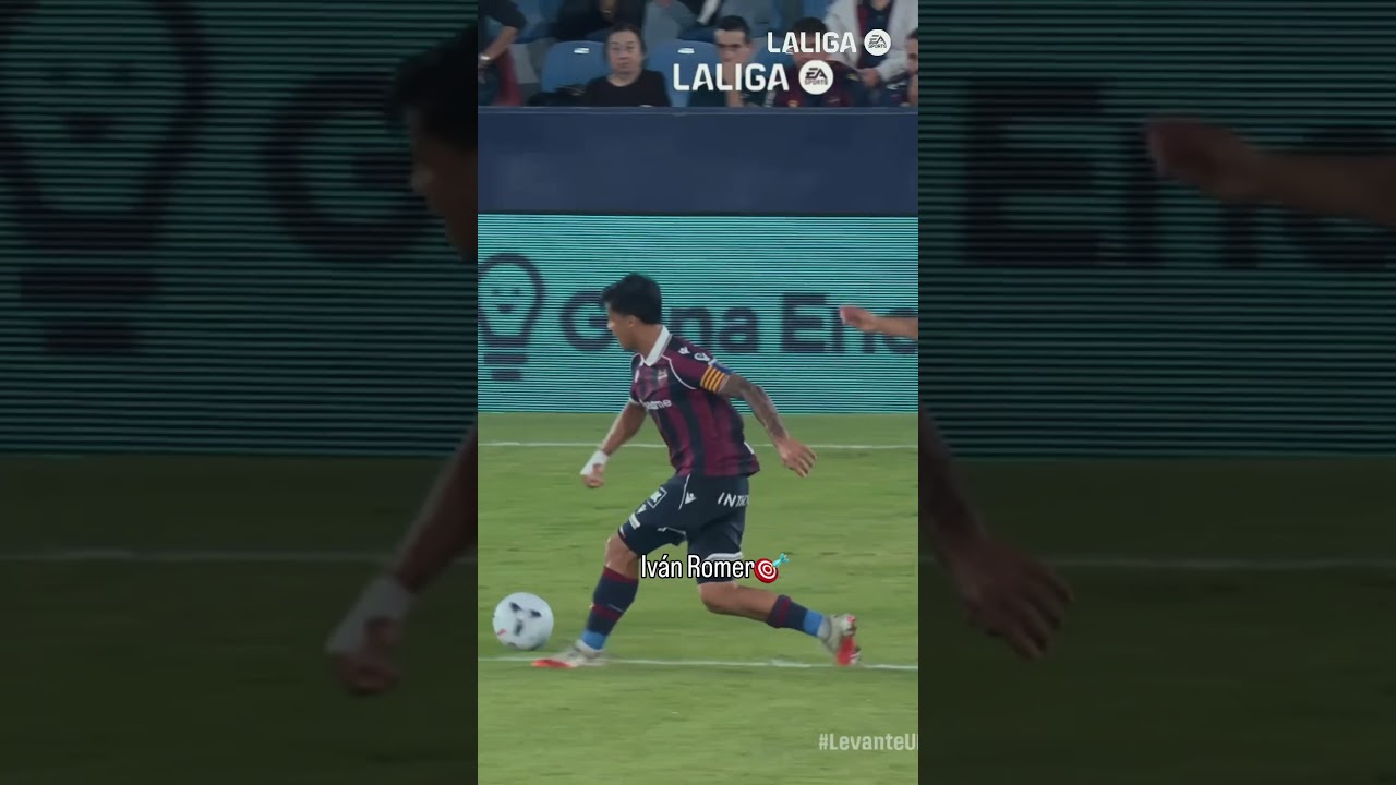 Tercera jornada consecutiva que Iván Romero marca. #LALIGAHIGHLIGHTS #LevanteUD  #futbol