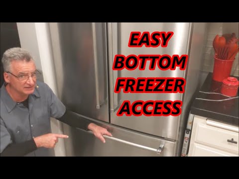 Bottom Freezer Door and Basket Removal