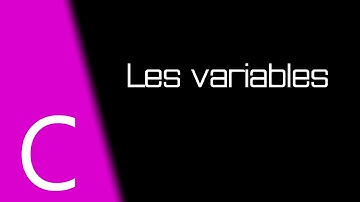 Langage C - Les variables