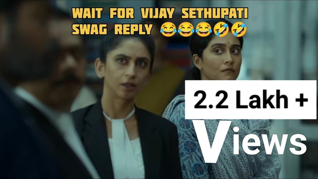 Vijay sethupathi swag reply   vijaysethupathi  sahidkapoor  farzi  movie