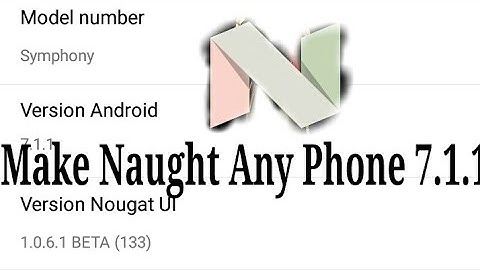 Update Any Phone 7.1.1 Naught Without Root