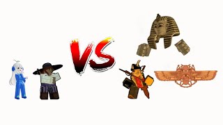 SeriBiru (Me) and Calypso vs Temple Guardian,Captain Trotter, and The Ancients || Block Tales Demo 4