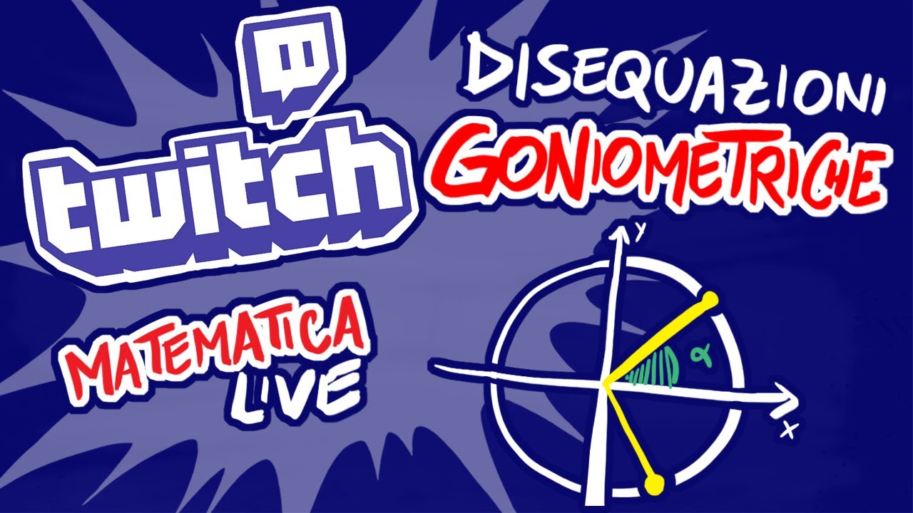 Disequazioni GONIOMETRICHE a volontà - Matematica LIVE