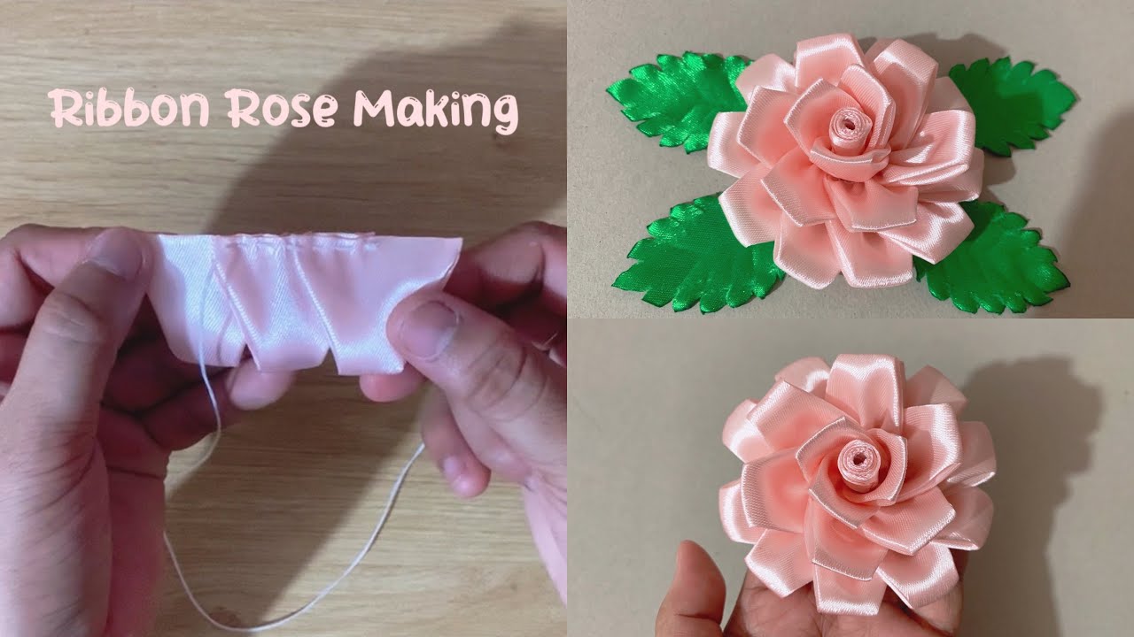 Super Easy!! Flower Making Ideas with Ribbon how to make a ribbon