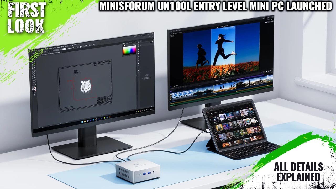 MINISFORUM UN100L Entry-Level Office Mini PC Launched - Explained All Spec,  Features And More 