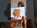 Punch macaque monkey #artshorts #art #viralvideo