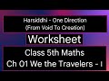 WT 5 MATHS Ch 01 We the travellers 1