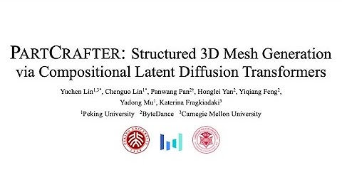 PartCrafter: Structured 3D Mesh Generation via Compositional Latent Diffusion Transformers