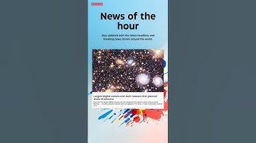 Breaking News: Largest digital camera ever built releases first glamour shots of universe #built