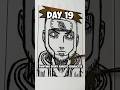 Day 19 Painting EVERY Naruto Character - Yamato🤯 #shorts #art #naruto