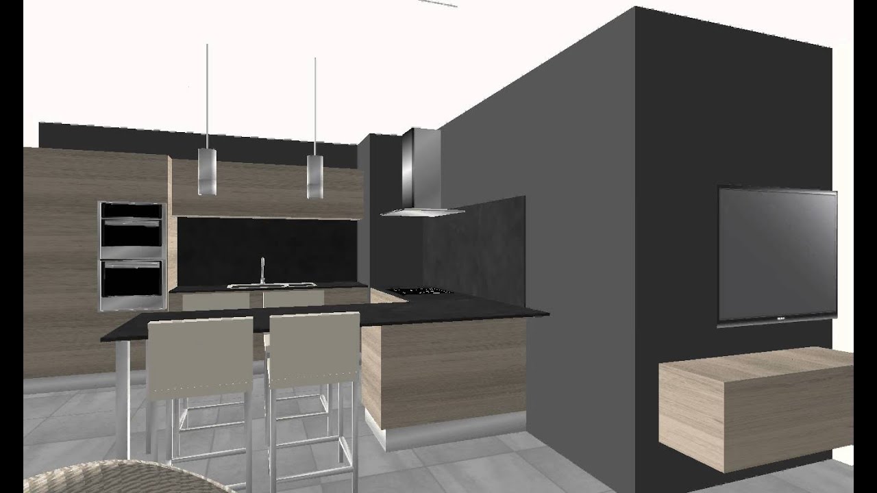 Avant projet aménagement et décoration d'un petit séjour cuisine ...
