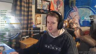 Dellor BIG Rage in Warzone (Breaks headphones & Keyboard , hates streaming)