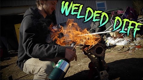HOW TO WELD A DIFF ON A 240SX...THE COOL WAY