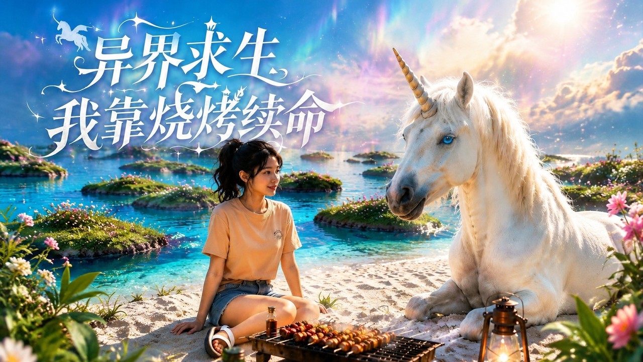【高清全集】《异界求生，我靠烧烤续命》 #逆袭 #爱情 #甜宠 #反转 #热门短剧 #drama #爽剧 #電影 #精彩影视 #AI短剧