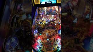 Stern Pinball Iron Maiden premium with a Polk Audio 10 inch Powered Subwoofer