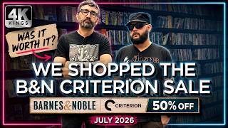 WE SHOPPED THE BARNES & NOBLE 50% OFF CRITERION SALE | July 2026 | 4K Kings