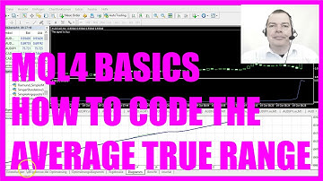 MQL4 TUTORIAL BASICS -  24 HOW TO CODE THE AVERAGE TRUE RANGE OSCILLATOR