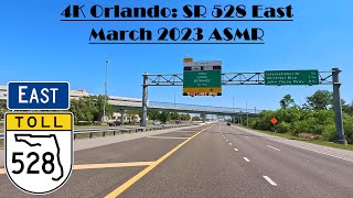4K Orlando: SR 528 East March 2023. ASMR