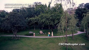 www.cnchelicopter.com x650pro MCX3V5 gimbal flying demo