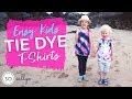 Easy Tie Dye Shirt Tutorial | Tie Dye Design Ideas for Kids!