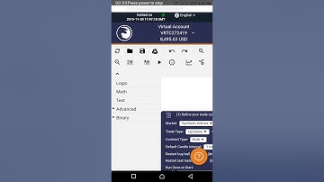 Trading Volatility index in binary.com using robot