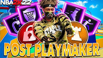 THE BEST POST PLAYMAKER BUILD 2K22 CURRENT GEN