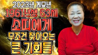 61년 소띠 2023년 운세 계묘년에 금전,재물복 터지는 61년생 63세 소띠운세?! 2023년 소띠에게 생…
