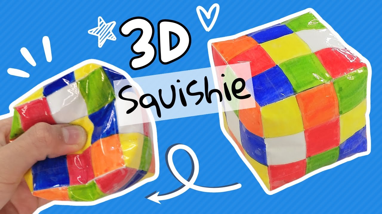 Cubo Rubik De Papel COMO HAGO UN PAPER SQUISHY 3D - CON PAPEL ✓ - YouTube
