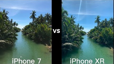 iPhone XR vs iPhone 7 Camera Test Comparison