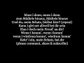 MUSS i denn Lyrics Words text trending Elvis acoustic sing along song music