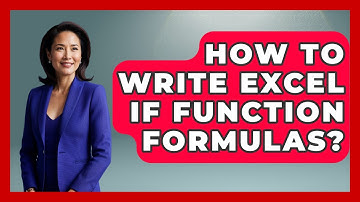 How To Write Excel IF Function Formulas? - Docs and Sheets Pro